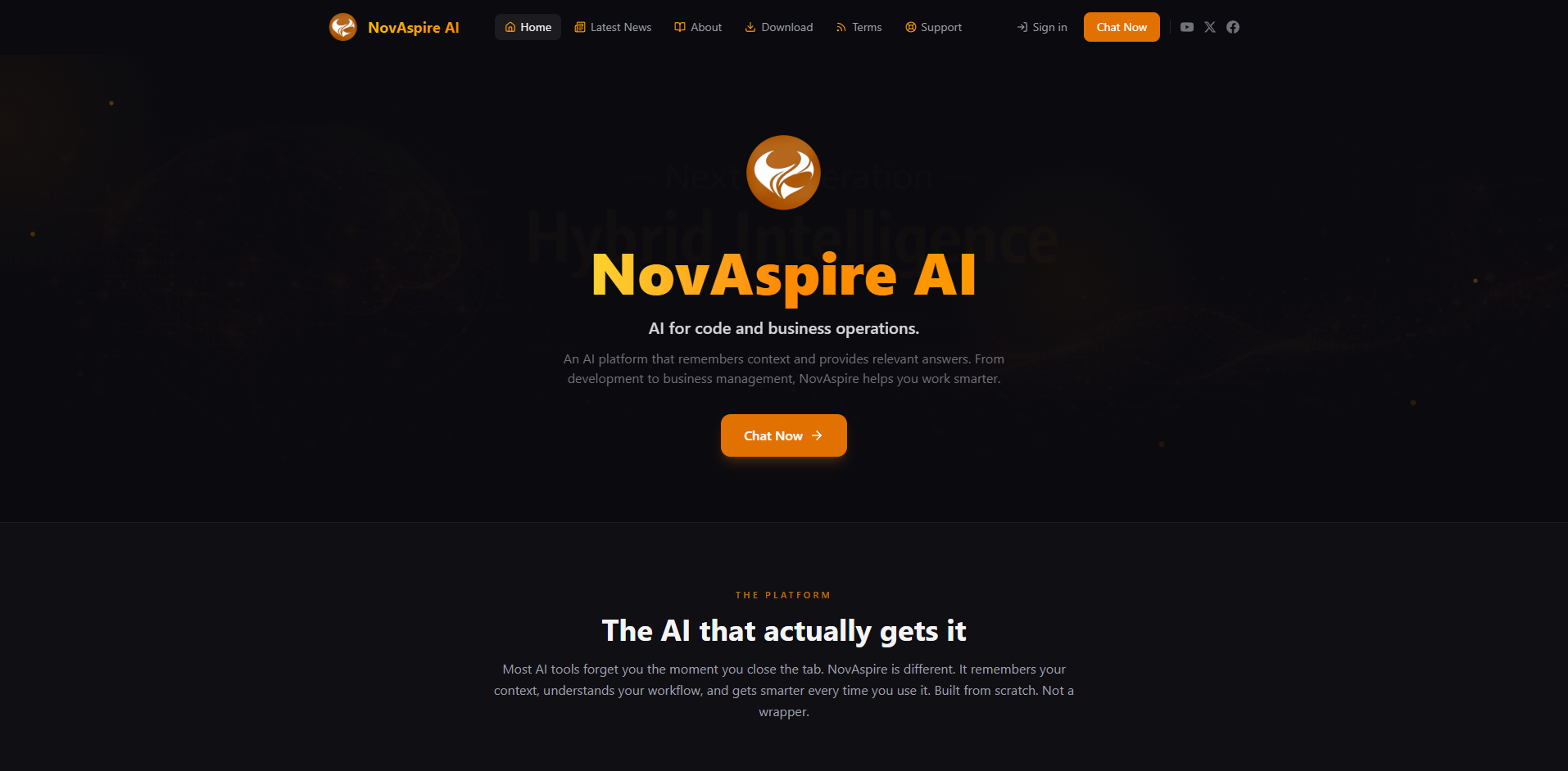 NovAspire AI Screenshot